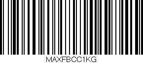 Código de barras (EAN, GTIN, SKU, ISBN): 'MAXFBCC1KG'