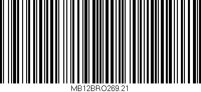 Código de barras (EAN, GTIN, SKU, ISBN): 'MB12BRO269.21'