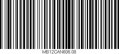 Código de barras (EAN, GTIN, SKU, ISBN): 'MB12CAN606.08'