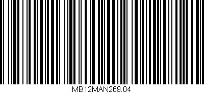 Código de barras (EAN, GTIN, SKU, ISBN): 'MB12MAN269.04'