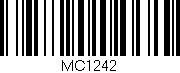 Código de barras (EAN, GTIN, SKU, ISBN): 'MC1242'