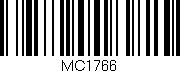 Código de barras (EAN, GTIN, SKU, ISBN): 'MC1766'