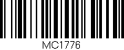 Código de barras (EAN, GTIN, SKU, ISBN): 'MC1776'