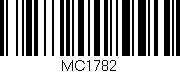 Código de barras (EAN, GTIN, SKU, ISBN): 'MC1782'