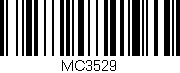 Código de barras (EAN, GTIN, SKU, ISBN): 'MC3529'