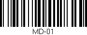 Código de barras (EAN, GTIN, SKU, ISBN): 'MD-01'