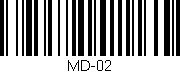 Código de barras (EAN, GTIN, SKU, ISBN): 'MD-02'