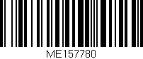 Código de barras (EAN, GTIN, SKU, ISBN): 'ME157780'