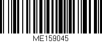 Código de barras (EAN, GTIN, SKU, ISBN): 'ME159045'