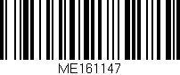 Código de barras (EAN, GTIN, SKU, ISBN): 'ME161147'