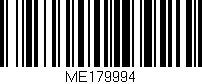 Código de barras (EAN, GTIN, SKU, ISBN): 'ME179994'