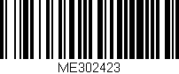 Código de barras (EAN, GTIN, SKU, ISBN): 'ME302423'