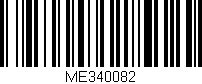 Código de barras (EAN, GTIN, SKU, ISBN): 'ME340082'