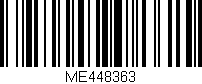 Código de barras (EAN, GTIN, SKU, ISBN): 'ME448363'