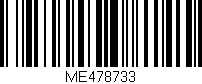 Código de barras (EAN, GTIN, SKU, ISBN): 'ME478733'
