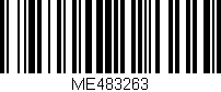 Código de barras (EAN, GTIN, SKU, ISBN): 'ME483263'
