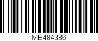 Código de barras (EAN, GTIN, SKU, ISBN): 'ME484386'