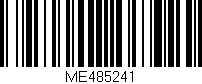 Código de barras (EAN, GTIN, SKU, ISBN): 'ME485241'