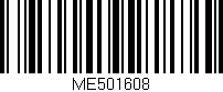 Código de barras (EAN, GTIN, SKU, ISBN): 'ME501608'