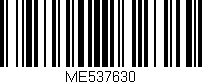 Código de barras (EAN, GTIN, SKU, ISBN): 'ME537630'