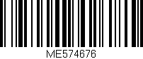 Código de barras (EAN, GTIN, SKU, ISBN): 'ME574676'