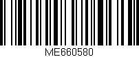 Código de barras (EAN, GTIN, SKU, ISBN): 'ME660580'