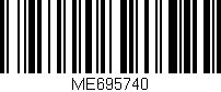 Código de barras (EAN, GTIN, SKU, ISBN): 'ME695740'