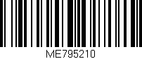 Código de barras (EAN, GTIN, SKU, ISBN): 'ME795210'