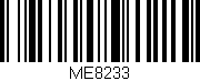 Código de barras (EAN, GTIN, SKU, ISBN): 'ME8233'
