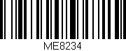 Código de barras (EAN, GTIN, SKU, ISBN): 'ME8234'