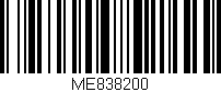 Código de barras (EAN, GTIN, SKU, ISBN): 'ME838200'