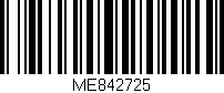 Código de barras (EAN, GTIN, SKU, ISBN): 'ME842725'