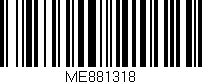 Código de barras (EAN, GTIN, SKU, ISBN): 'ME881318'
