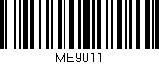 Código de barras (EAN, GTIN, SKU, ISBN): 'ME9011'