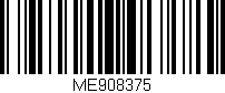 Código de barras (EAN, GTIN, SKU, ISBN): 'ME908375'