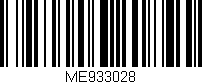 Código de barras (EAN, GTIN, SKU, ISBN): 'ME933028'