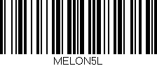 Código de barras (EAN, GTIN, SKU, ISBN): 'MELON5L'