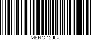 Código de barras (EAN, GTIN, SKU, ISBN): 'MERC-1200X'