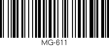 Código de barras (EAN, GTIN, SKU, ISBN): 'MG-611'