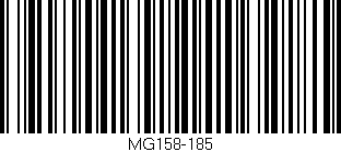 Código de barras (EAN, GTIN, SKU, ISBN): 'MG158-185'