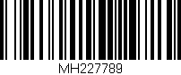 Código de barras (EAN, GTIN, SKU, ISBN): 'MH227789'