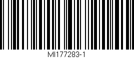 Código de barras (EAN, GTIN, SKU, ISBN): 'MI177283-1'
