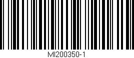 Código de barras (EAN, GTIN, SKU, ISBN): 'MI200350-1'