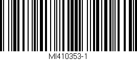 Código de barras (EAN, GTIN, SKU, ISBN): 'MI410353-1'