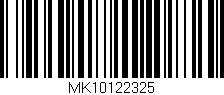 Código de barras (EAN, GTIN, SKU, ISBN): 'MK10122325'