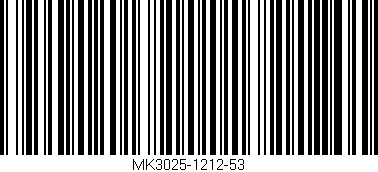 Código de barras (EAN, GTIN, SKU, ISBN): 'MK3025-1212-53'