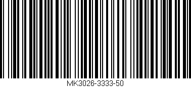 Código de barras (EAN, GTIN, SKU, ISBN): 'MK3026-3333-50'