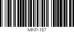 Código de barras (EAN, GTIN, SKU, ISBN): 'MKP-167'