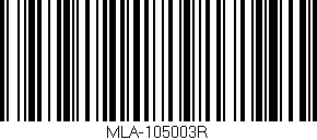 Código de barras (EAN, GTIN, SKU, ISBN): 'MLA-105003R'