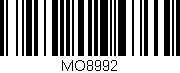 Código de barras (EAN, GTIN, SKU, ISBN): 'MO8992'